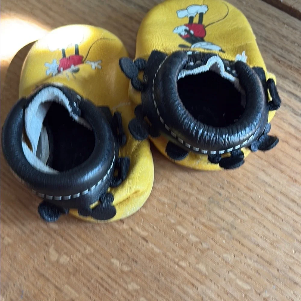 Freshly Picked Disney Mickey Mouse Moccasins (2 pairs) Size 3